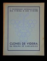 Lote 1529 - Livro de João de Carvalho e Vasconcellos, "Clones de Videira da Região de Carcavelos", V Congresso Internacional da Vinha e do Vinho, 1938