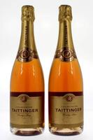 Lote 1575 - Duas garrafas de Taittinger Brut Prestige Rose, Champagne, France