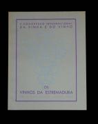 Lote 1581 - Livro de António Augusto Antunes Júnior, "Os Vinhos da Estremadura", 1938