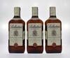 Lote 1590 - Três garrafas de whisky, Ballantines Finest