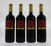 Lote 1632 - Quatro garrafas de vinho tinto, da região do Alentejo, da marca Quinta da Terrugem, 2000, (13% vol. - 750 ml)