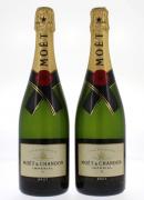 Lote 1727 - Duas Garrafas de Moet & Chandon Imperial Brut, Champagne, France