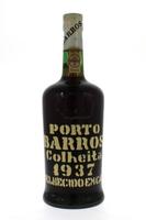 Lote 1892 - Garrafa de vinho do Porto Barros, Colheita de 1937, Envelhecido em Casco, á venda em sites da especialidade com P.V.P. de 435,00€ - www.garrafeiranacional.com