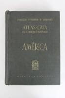 Lote 2000 - Livro do Consejo Superior D Misiones, "Atlas - Guia D Las Misiones Españolas - América", Madrid 1947. Nota: Foram impressos 1.000 exemplares desta obra, cabendo a esta o n.º 26, Nota: Lombada ligeiramente danificada, com alguns sinais de uso