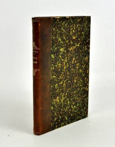 Lote 2062 - Tereza Raquin, Émile Zola, Tradução de Chagas Franco, Lisboa, 1932. Encadernação de meia francesa de pele com rótulo a ouro. Exemplar desta afamada obra de Zola. Comprimento 20 cm.