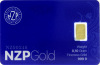 Lote 26 - BARRA DE OURO 999,9 - Barra de ouro 99,9% de 0,10 g. Em invólucro selado e certificado em forma de Cartão de Crédito NZP Gold emitido pela Niziplioglu Metal Rafineri. Nº NZ00246. Peso: 0.10 g. http://www.lbma.org.uk/pricing-and-statistics   - 3