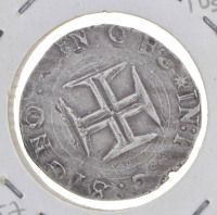 Lote 1 - PORTUGAL, MOEDA DE TOSTÃO EM PRATA 917, ANO 1557-1578 - Moeda da Monarquia Portuguesa de D. Sebastião (1757-1778). Peso indicativo: 8,8 g. Dim: 30 mm. Nota: sem classificação atribuída pela Oportunity Leilões, cabe ao licitante atribuir a classif