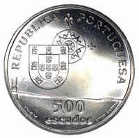 Lote 6 - PORTUGAL, MOEDA DE 500 ESCUDOS EM PRATA 500, ANO 1998 - Moeda da República Portuguesa de 1998, Abertura da Ponte Vasco da Gama. Peso indicativo: 14 g. Dim: 30 mm (diâmetro). Nota: sem classificação atribuída pela Oportunity Leilões, cabe ao licit