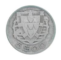 Lote 30 - PORTUGAL, MOEDA 5 ESCUDOS EM PRATA 650, ANO 1946 - Moeda da República Portuguesa de 1946. Peso indicativo: 7 g. Dim: 25 mm (diâmetro). Nota: sem classificação atribuída pela Oportunity Leilões, cabe ao licitante atribuir a classificação e a valo