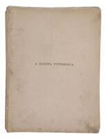 Lote 6 - A EUROPA PITTORESCA, LIVRO DO SÉC. XIX - 2 Vols. Por AAVV. Editora: David Corazzi, Lisboa, 1884. Monumental edição do século XIX, em brochura, completa, mas por encadernar, profusamente ilustrada com gravuras pelos melhores desenhadores e gravado