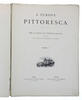 Lote 6 - A EUROPA PITTORESCA, LIVRO DO SÉC. XIX - 2 Vols. Por AAVV. Editora: David Corazzi, Lisboa, 1884. Monumental edição do século XIX, em brochura, completa, mas por encadernar, profusamente ilustrada com gravuras pelos melhores desenhadores e gravado - 2