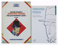 Lote 204 - FERNANDO PESSOA. VIDA, PERSONALIDADE E GÉNIO. SEGUIDO DE: HETERONÍMIA E ALQUIMIA OU DO ESPÍRITO DA TERRA AO ESPÍRITO DA VERDADE; POESIAS ESCOLHIDAS POR EUGÉNIO DE ANDRADE. 2 OBRAS - António Quadros, Lisboa, Publicações Dom Quixote, 1984; Fernan