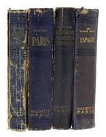 Lote 245 - LES GUIDES BLEUS: ESPAGNE. 10 CARTES ET 55 PLANS; LONDRES ET SON ENVIRONS; PARIS; BOURGOGNE, MORVAN, NIVERNAIS, LYONNAIS - 4 OBRAS. publié sous la direction de Marcel Monmarché, Paris, Librairie Hachette, 1927; Georges Roth, 1948. Édition revue