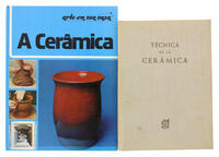 Lote 326 - A CERÂMICA; TÉCNICA DE LA CERÁMICA - 2 OBRAS. John Dickerson, Queluz, Celditor, 1979. Profusamente ilustrado, de forte pendor prático. Encadernação editorial cartonada; Peter Hald; traducción revisada por J. Lllorens Artigas, Profesor de cerámi