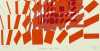 Lote 29 - ARTUR ROSA - Serigrafia sobre papel, assinada, datada de 1972, série 131/400, título "Homenagem a Josef Albers". Dim: mancha 47x47 cm. Dim: moldura 65x65 cm - 2