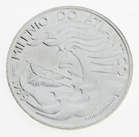 Lote 102 - PORTUGAL, MOEDA DE 1000 ESCUDOS EM PRATA 500, ANO 1999 - Moeda da República Portuguesa de 1999, Milénio do Atlântico. Peso indicativo: 27 g. Dim: 40 mm (diâmetro). Nota: apresentada em alvéolo próprio. sem classificação atribuída pela Oportunit