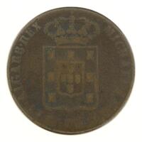 Lote 108 - PORTUGAL, MOEDA DE PATACO (40 REIS) EM BRONZE, ANO 1831 - Moeda da Monarquia Portuguesa de D. Miguel I de 1831. Dim: 36,5 mm. Nota: sem classificação atribuída pela Oportunity Leilões, cabe ao licitante atribuir a classificação e a valorização 