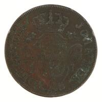 Lote 118 - PORTUGAL, MOEDA DE X REIS EM COBRE, ANO 1812 - Moeda da Monarquia Portuguesa de D. João Príncipe Regente de 1812. Dim: 35 mm. Nota: sem classificação atribuída pela Oportunity Leilões, cabe ao licitante atribuir a classificação e a valorização 