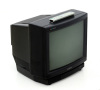 Lote 231 - SONY, TELEVISOR - Modelo Trinitron Color, KV-M19D, Made in U.K., com comando Sony. Dim: 43x46x45 cm. Nota: a funcionar