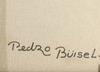 Lote 3 - PEDRO BUISEL - Original - Pintura a óleo sobre tela, assinada, título "Além-Tejo...". Dim: mancha 68x81 cm. Óleo deste autor foi vendido por € 2.400 na Oportunity Leilões. Nota: está representado em diversas colecções públicas e privadas, destaca - 3