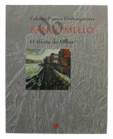 Lote 44 - BANCO MELO, O GOSTO DO OLHAR, LIVRO - Coleção Pintura Contemporânea Portuguesa. Texto de Maria João Grilo e Fernando Grilo. Editora: Inapa, Lisboa, 1998. Encadernação cartonada em tela preta com letras a seco protegida por sobrecapa a cores. Dim