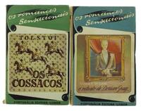 Lote 58 - ROMANCES SENSACIONAIS, 2 LIVROS - Exemplares dos anos 1950s (2º e 4º - Edição). Lista: Retrato de Dorian Grey (Oscar Wilde) e Os Cossacos (Tolstoi). Encadernações de capa de brochura. Nota: exemplares bem estimados