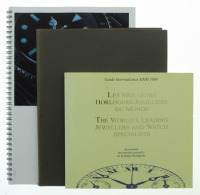 Lote 107 - CATÁLOGOS SOBRE RELOJOARIA/JOALHARIA - 3 Vols. ROLEX, Master Catalogue 09/20020 (ilustrado a cores); Daniel Roth (ilustrado a cores); Guia internacional AIHH 1999 - The world's Leading Jewellers and Watch specialists (ilustrado com fotos reais)