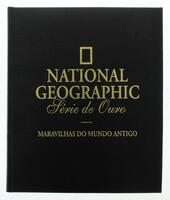 Lote 137 - NATIONAL GEOGRAPHIC, SÉRIE DE OURO (MARAVAVILHAS DO MUNDO ANTIGO) - Por Norman Hammond. Exemplar bem estimado. Exemplar idêntico encontra-se à venda por € 37,35. Encadernação almofadada com gravações em ouro. Profusamente Dim: 28,5x24 cm. Consu