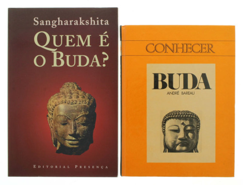 Lote 222 - LIVROS SOBRE O BUDA - 2 Vols. "Buda de André Bareau" e "Quem é Buda?", de Sangharakshita. Nota: exemplares bem estimados