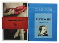 Lote 257 - LIVROS DIVERSOS - 2 Vols. "Emmanuelle - Obras Primas da Literatura Erótica (Emmanuelle Arsan)"; e "Nietzsche (Cristophe Baroni)". Nota: exemplares bem estimados