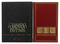 Lote 365 - LIVROS DIVERSOS - 2 Vols. 1 - Felicidade Conjugal (Leão Tolstoi), Clássico da literatura Universal. Encadernação de autor com gravações a ouro (Exemplar bem estimado); 2 - Quando O Mundo Nos Cai Em Cima (Abraço). Nota: exemplares bem estimados