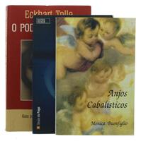 Lote 569 - LIVROS ESPIRITUAIS -3 Vols. Anjo Cabalísticos (Mónica Buonfiglio); Conversas com Deus (Neale Donald Walsch); O Poder do Agora: Guia para o crescimento espiritual (Eckhart Tolle). Encadernações de capa de brochura. Nota: exemplares bem estimados