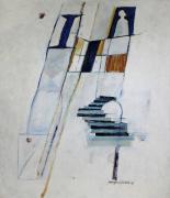 Lote 2819 - Francisco d`Almada (Francisco Simões) - Original - Pintura a óleo sobre tela, assinada, datada de 1984, motivo "Abstracto", com 75x65 cm (tela com restauro). Obras deste autor com dimensão e técnica semelhantes são vendidas nas leiloeiras nacionais por 1.600€. Nota: Francisco Simões nasceu em 1946, é um extraordinário escultor neofigurativo, desenhador e pintor. Está representado nos Museus de Castelo Branco, C.M. de Almada, Caixa Económica Faialense, Açores