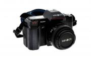 Lote 16 - Máquina fotográfica reflex Minolta 5000, lente Minolta Auto Focus 50mm 1:1.7, usada