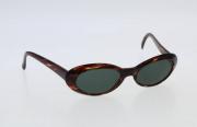 Lote 67 - Óculos de Sol, PIAVE ITALY, modelo oval, armação de massa, cor castanho tartaruga, lentes com protecção UV, Originais, Nota: Novos de Mostruário