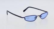Lote 71 - Óculos de Sol, KIPLING, modelo rectangular, armação de metal, cor azul, lentes cor azul com protecção 100% UV, Originais, Nota: Novos de Mostruário