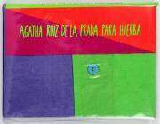 Lote 219 - Jogo de cama AGATHA RUIZ DE LA PRADA, 100% algodão, azul turquesa, composto por capa de édredon com 160x240, lençol de baixo com 160x280 cm e almofada com 50x70 cm Nota: novo