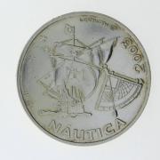 Lote 43 - Moeda de 10 Euros de 2003 Náutica prata (500 0/00 27g)