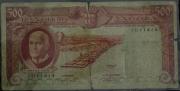 Lote 120 - Nota de 500 Escudos do Banco de Angola, de 10 de Junho de 1970, nº 2EI11414 Nota: apresenta sinais de uso.