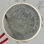 Lote 219 - Moeda República Portuguesa 1000$00 de 1996 Fragata D. Fernando II e Glória prata