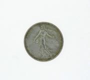 Lote 263 - Moeda República Francesa 5 Francos de 1963 prata (835 0/00 12g)