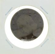 Lote 545 - Moeda de XX Reis de 1884 do Rei D. Luiz I - Rei de Portugal. Moeda em Cobre e com diâmetro: 3 cm. Nota: apresenta sinais de uso.