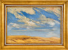 Lote 20 - MANUEL DA SILVA (n.1932) - Original - Pintura a óleo sobre tela, assinada, datada de 1979, motivo "Paisagem". Dim: mancha 40x60 cm. Dim: moldura 54x74 cm. Óleo deste autor foi vendido por € 500 na Oportunity Leilões. Consultar valor indicativo e