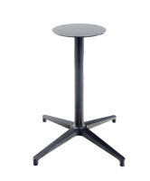 Lote 93 - VITRA, BASE DE MESA - Modelo Bistro Table, design de Ronan & Erwan Bouroullec, 2009/2010. Estrutura em metal galvanizado lacado de negro. Dim: 71 cm. Nota: mesa completa idêntica com um pvp de € 1.067.40. Consultar valor indicativo em https://w