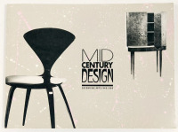 Lote 18 - LIVRO MID CENTURY DESIGN - Mid Century Design, decorative arts 1940-1960, Diane W. Cambers, Miami, Bass Museum of Art, 1985. Precioso catálogo profusamente ilustrados com fotografias dos melhores exemplos de design dos anos 40 a 60 do Século XX.