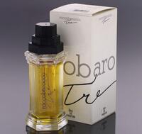 Lote 26 - ROCCOBAROCCO, FRASCO DE PERFUME - Eau de Parfum "Tre”, Made in Italy, 50 ml. Nota: pouco uso, com tampa, caixa não selada