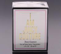 Lote 38 - JUICY COUTURE, FRASCO DE PERFUME - Eau de Parfum "I Am Juicy Couture", Made in USA, 30 ml. Nota: sem uso, caixa selada