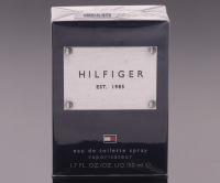 Lote 56 - TOMMY HILFIGER, FRASCO DE PERFUME - Eau de Toilette Spray "Hilfiger", Made in Switzerland, 50 ml. Nota: sem uso, caixa selada