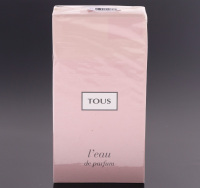 Lote 61 - TOUS, FRASCO DE PERFUME - L`Eau de Parfum "Tous", Made in Spain, 50 ml. Nota: sem uso, caixa selada