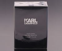 Lote 63 - KARL LAGERFELD, FRASCO DE PERFUME - Eau de Toilette pour Homme "Karl Lagerfeld", Made in France, 30 ml. Nota: sem uso, caixa selada